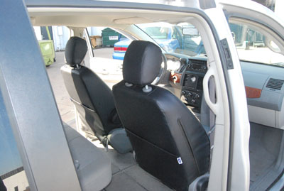 Dodge Caravan 1996 2007 Vinyl Custom Seat Cover Ebay